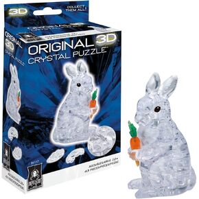 BePuzzled | Rabbit Original 3D Crystal Puzzle, Ages 12 and Up