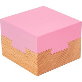 DC-BEAUTIFUL Impossible Dovetail Box Mini 3D Brain Teaser Wooden Magic Drawers Gift Jewelery Box Puzzle Toy