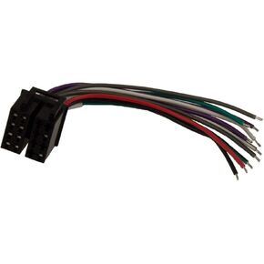 ASA Electronics 31100100 Male ISO Wire Cable to Blunt Cut, Wiring Adapter Connector, Compatible with JHD1130, JHD1130B, JHD1635BTB and JHD36AB radios