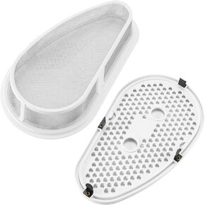 UPGRADED W10828351 Dryer Lint Trap Filter & Cover with Stainled Steel Mesh Screen Fit Whirlpool Kenmore Stackable Dryer/Washer Replaces 8531964 4338557 AP5985829-1 YEAR WARRENTY