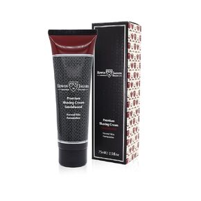 Edwin Jagger 99.9% Natural Premium Shaving Cream, 75ml Tube - Sandalwood, 2.5-Ounce