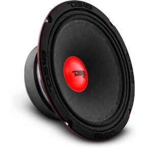 DS18 PRO-X8.4RGBCAP 8" Mid-Range Loudspeaker 550 Watts 4-Ohms Car Speaker with RGB Lights - Best Pro Audio Door Speakers for Car or Truck Stereo Sound System - 1 Speaker
