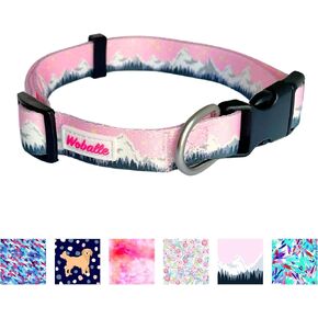 Classic Pet Collar, Adjustable, Durable, Comfortable, Small, Medium, and Large Dogs, Made of Washable Polyester with an Easy-to-Use Buckle Closure