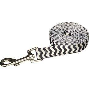 Yellow Dog Design Standard Lead, Chevron Licorice, 3/4" x 60" (5 ft.)