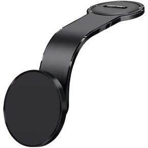 Car holder, car magnetic phone holder, compatible with iPhone, Android phone, bendable memory alloy, suitable for dashboard, windshield, free UBS retractable charging cable, small cleaning brush