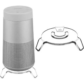 TXEsign Table Stand for Bose SoundLink Revolve Portable Bluetooth Speaker Acrylic Desktop Holder Mount for Bose SoundLink Revolve Speaker Bracket with Anti Slip Base(Black)