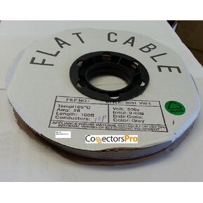 Pc Accessories - 10P 100 Feet Spool IDC Flat Ribbon Cable for 2.54mm 0.1" Connectors, 10 Wire, 10 Conductors,