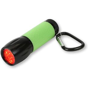 Carson RedSight Red LED Flashlight For Reading Astronomy Star Maps and Preserving Night Vision with Two Brightness Settings (SL-33) X-Large