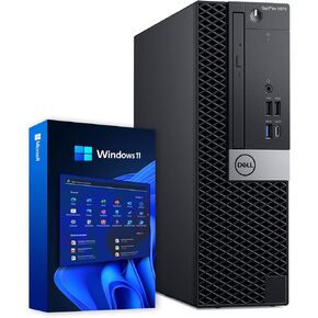 Dell 5070 Small Desktop Computer (SFF) | Hexa Core Intel i5 (3.20GHz) | 16GB DDR4 RAM | 500GB SSD Solid State + 1TB HDD | WiFi + Bluetooth | Windows 11 Pro | Home or Office PC (Renewed)