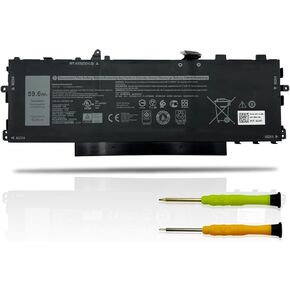 GHJC5 Battery Replacement for Dell Latitude 9420 9430 2-in-1 Series JJ4XT 0JJ4XT 11.55V 59.6Wh 4900mAh