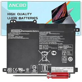 KN02XL Laptop Battery for HP Pavilion x360 11-AD 11M-AD Series 1M-AD000 11M-AD113DX 11M-AD013DX 11-AD010CA 11-AD001TU 11-AD002TU 916365-421 916365-541 916809-855 TPN-W124 HSTNN-LB7R 7.7V/37.2Wh