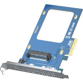 PCIe 3.0 to (2) U.2 SFF-8639 Adapter Card, X8, for 2.5" U.2 NVMe SSD
