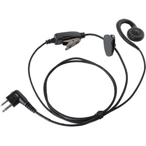 Walkie Talkie Earpiece with Mic Nylon Braided Design,2 Way Radio Surveillance Earphones with Cord for Motorola,Mobile Ham Radio Headphones