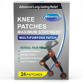 Pain Relief Patches | Maximum Strength Pain Patches | Fast-Acting Relief for Knee and Joint Pain - 24 Count