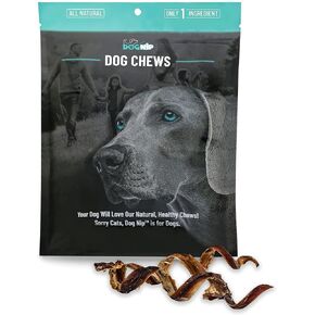 Dog Nip! 6-Inch Pork Spring Bully Sticks (12 Pack) for Dogs or Puppies - All Natural Porky Spring Bully Pizzle Bone - Best Chew Dental Treats for Small and Medium Breeds