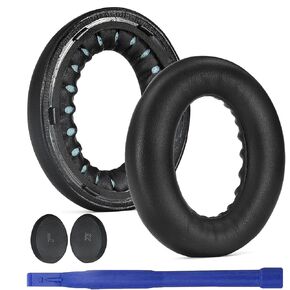 Adhiper QC Ultra Replacement Earpads Cushions for Bose QuietComfort Ultra Wireless Noise Cancelling Headphones,QC Ultra Ear Pads,Ear Cushion with Soft Protein Leather（Black）