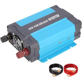 24V Pure Sine Wave Power Inverter 600W DC 24V to AC 120V with AC Outlets, 5V/1A USB Port for RV Car Emergency etc.