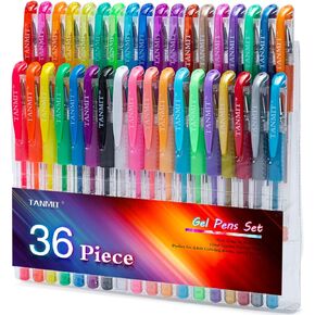 Gel Pens,Tanmit Gel Pens Set, 120 Colored Gel Pen plus 120 Refills for Adults Coloring Books, Drawing, Art Projects (No Duplicates)