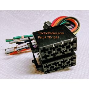 Semi Truck Stereo Female ISO Wiring Harness Radio CD Player in Dash Freightliner Plug Play International Peterbilt Volvo Freightliner Sterling Mack Kenworth