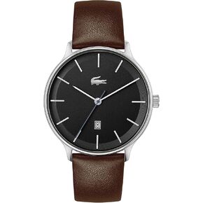 Lacoste Club Men's Quartz Stainless Steel and Mesh Bracelet Watch, Color: Silver (Model: 2011200)