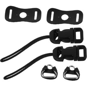 1 Set Camera Strap Buckle Adapter Lanyard Camera Strap Clips Camera Strap Connectors Camera Lug Rings Camera Clip Slr Camera Triangle Collar Earrings Split Ring Travel Appendix Abs
