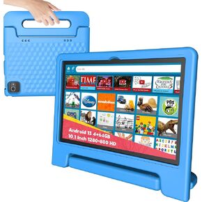 Upgraded Kids Learning Tablet – Octa-core Processor, 10.1" HD Display, Preloaded Educational Apps, Parental Controls, Kid-Proof Case, and Long Battery Life