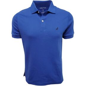 Nautica Men's Slim Fit Short Sleeve Solid Polo Shirt