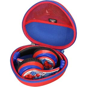FBLFOBELI Hard Case for JLab Studio/for Beats Studio Pro/for Beats Solo3 Wireless On-Ear Headphones, Also fits for eKids Spiderman Kids Headphones, Protective Shockproof Storage Holder (Red+Blue)