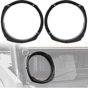 SAUTVS 6.5" Adapter Brackets of Speaker Pod for Polaris RZR XP 1000/XP 4 1000 2024+, 6.5" Adapter Mounts Brackets of Rear Seat Speaker Pods for Polaris RZR XP 1000/ XP 4 1000 2024+ Accessories (2PCS)