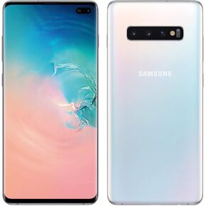 Samsung Galaxy S10 G973F Hybrid Dual SIM 128GB Unlocked GSM LTE Phone with Triple 12MP+12MP+16MP Rear Camera (International Variant/US Compatible LTE) - Prism White