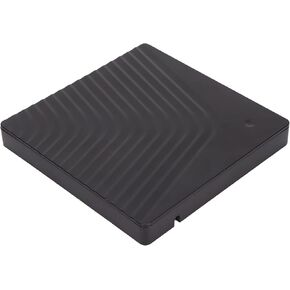 Laptop External DVD Drive Enclosure, USB3.0 CD ROM Optical Player Drive Box, 5Gbps High Speed Transfer for 12.7mm/9.5mm S ATA DVD RW Drive (Black)