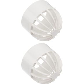 2pcs Fish Tank Filter Guard Intake Filter Cover Permeable Net Strainer Filter Guard Overflow Filter Screen for Aquarium Fish Tank 40mm