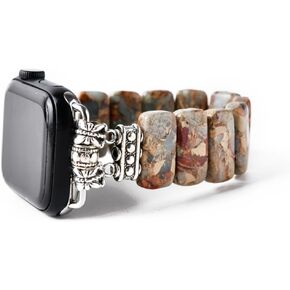 Natural Stone Imperial Jasper Bracelet Beaded-Bands