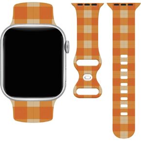 Fall Watch Band Compatible with Apple Watch 38mm 40mm 41mm 42mm 44mm 45mm 49mm, Iwatch Bands Adjustable Replacement for All Series
