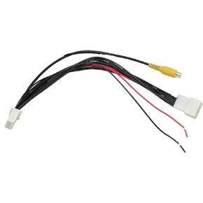 YuYue Electronic Radio T-Harness Retain Factory Reverse Backup Camera or Add Rear View Camera to OEM Stereo Nav/Display Compatible with Toyota (16 Pin Camera Add-on Harness)