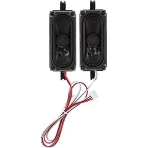 EBTOOLS TV Speaker, 2Pcs 4 Ohm 5W TV Box Speaker Loudspeaker Sound Amplifier Unit for LCD TV Advertising Player
