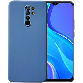 Compatible with Xiaomi Redmi 9 or 9 Prime Soft Liquid Silicone Gel Cell Phone Mobile Basic Back Case Cover (Orange)