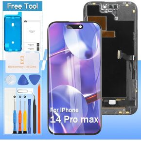 Yondista Screen Replacement for iPhone 14 Pro Max A2894, A2651, A2893, A2895 (Incell),for iPhone 14 Pro Max 6.7" 3D Touch Screen LCD Display Digitizer Assembly | Tools | Protective Film