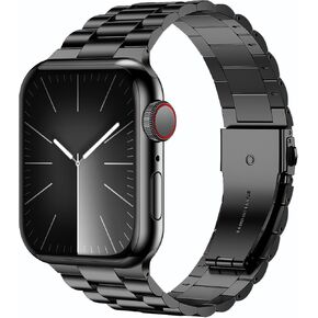 iiteeology متوافق مع أحزمة ساعات Apple 46 مم/49 مم/45 مم/44 مم/42 مم/41 مم/40 مم، سوار فاخر من الفولاذ المقاوم للصدأ لساعة Apple Ultra 2/Ultra/Series 1-10 - 3 خرزات in Kuwait