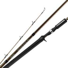 OKUMA Okuma Dead Eye Pro Technique Specific Walleye Rods- DEP-C-801M-CG, Dark Orange, 8'