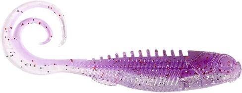 Northland Tackle Eye Candy Grub Floating 3" Soft Plastic Fishing Lure for Walleye Fishing, 12 Realistic Colors, 5 Baits Per Pack in Saudi Arabia