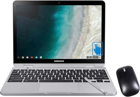 سامسونج Chromebook Plus V2 12.2 بوصة FHD 2 في 1 كمبيوتر محمول يعمل باللمس (Intel Celeron 3965Y ثنائي النواة، ذاكرة وصول عشوائي 4 جيجابايت، تخزين 384 جيجابايت (256 جيجابايت SSD+128 جيجابايت بطاقة SD صغيرة)، Intel UHD 615، Win 10 Pro) in Saudi Arabia