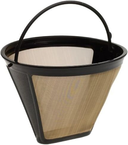 Reusable Cone Coffee Filters #4 - Cuisinart Coffee Filter Replacement, Cone Filters for Ninja, Hamilton Beach & Breville Coffee Maker, Moccamaster Coffee Filters, Bonavita Replacement - 1pc in Saudi Arabia