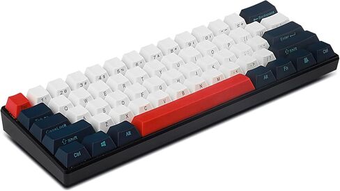 Happy Balls Keycaps 60 Percent for 61 68 MX Switches Mechanical Keyboard PBT Side Printed 60% Keycaps OEM Profile Cherry MX Key Caps (Blue Gray Combo) in Kuwait