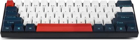 Happy Balls Keycaps 60 Percent for 61 68 MX Switches Mechanical Keyboard PBT Side Printed 60% Keycaps OEM Profile Cherry MX Key Caps (Blue Gray Combo) in Kuwait