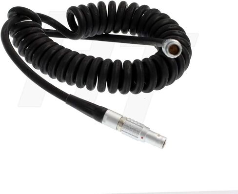 Braided Power Cable 0B 2 Pin Male for Lemo Teradek Bolt Bond, ARRI Alexa RED Camera Transvideo Monitor, Zacuto Viewfinder, Z CAM E2-M4 EVF 60cm in Saudi Arabia