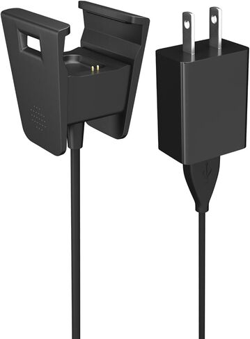 شاحن حائط لشاحن Fitbit Charge 2، سلك كابل شحن بديل لـ Fitbit Charge 2 لمعدل ضربات القلب + سوار معصم للياقة البدنية [3.3FT/1M] in Kuwait