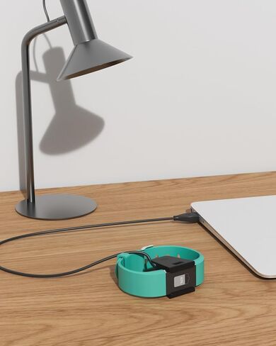 شاحن حائط لشاحن Fitbit Charge 2، سلك كابل شحن بديل لـ Fitbit Charge 2 لمعدل ضربات القلب + سوار معصم للياقة البدنية [3.3FT/1M] in Kuwait