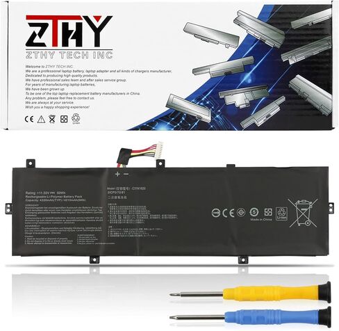 ZTHY C31N1620 استبدال البطارية لـ Asus Zenbook UX430 UX430U UX430UA UX430UAR UX430UN UX430UNR UX430UQ UX430UQ-GV015T U4100 U4100U U4100UN U4100UQ UX3400 UX3400U UX3400UA UX3 400UN UX3400UQ BX430UA in Saudi Arabia