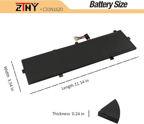 ZTHY C31N1620 استبدال البطارية لـ Asus Zenbook UX430 UX430U UX430UA UX430UAR UX430UN UX430UNR UX430UQ UX430UQ-GV015T U4100 U4100U U4100UN U4100UQ UX3400 UX3400U UX3400UA UX3 400UN UX3400UQ BX430UA in Saudi Arabia